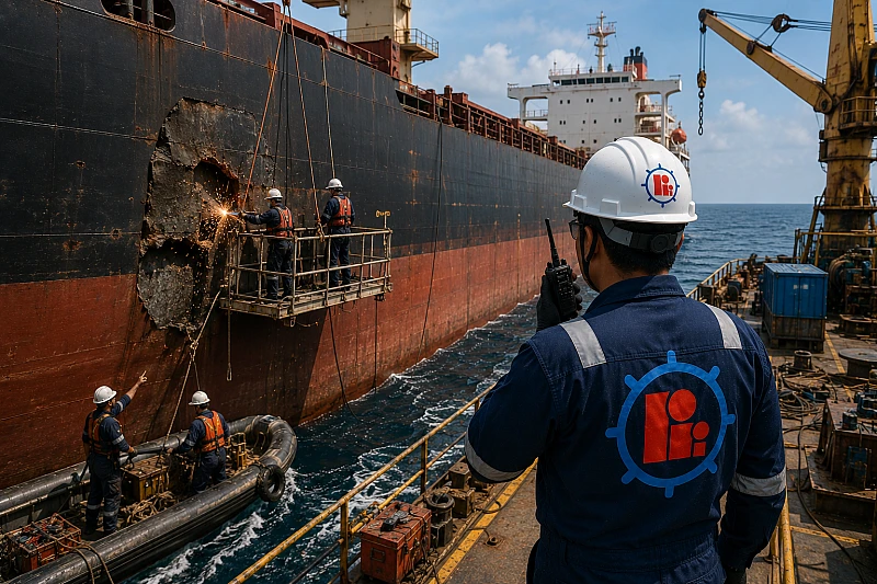 Bulk Carrier Emergency Hull Repair - 72 Hour Response