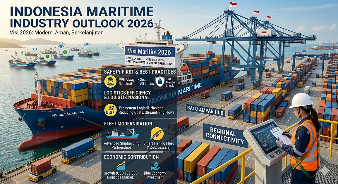 Indonesia Maritime Industry Outlook 2026: Opportunities, Trends & Challenges